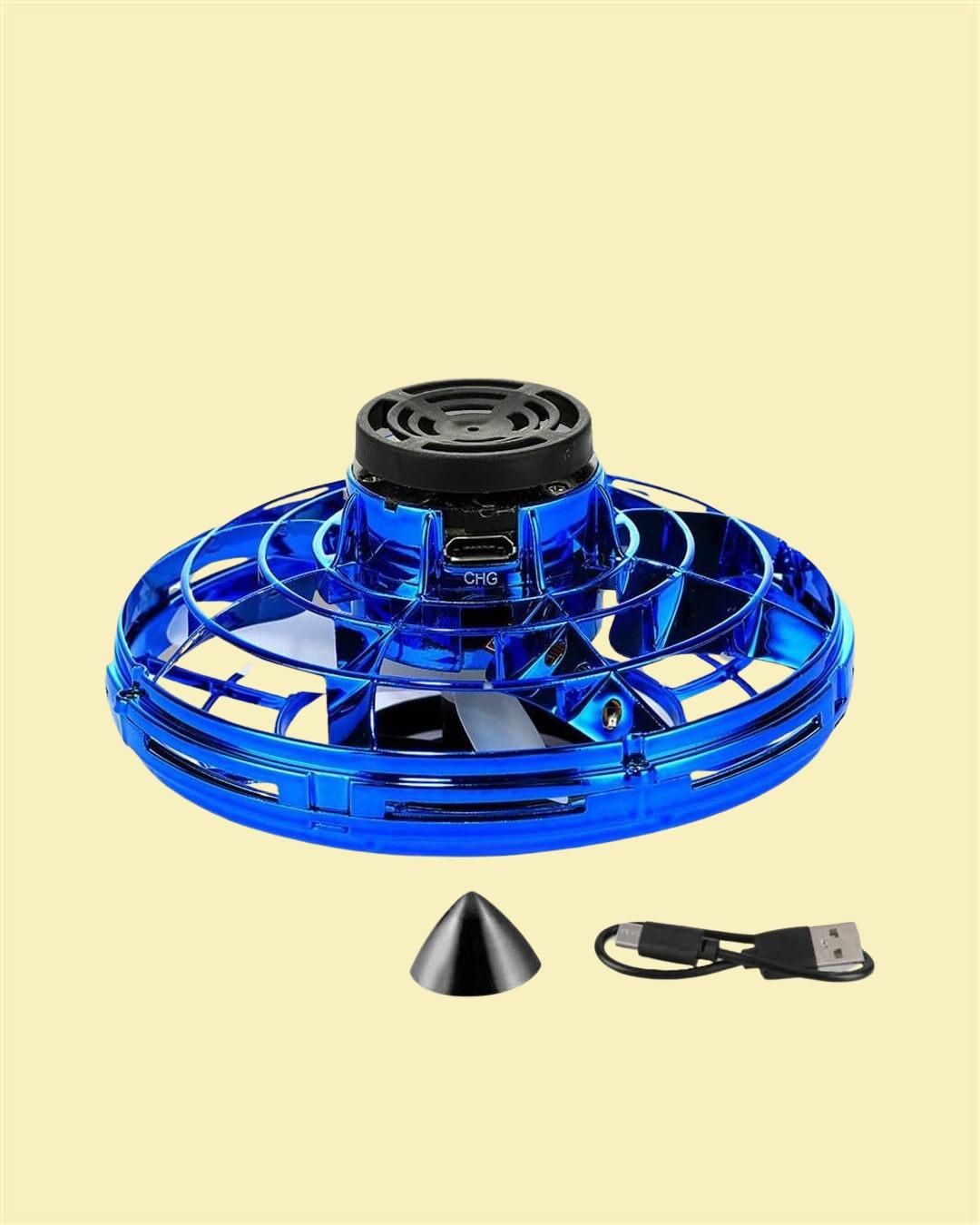 FlyOrb™ flying spinner Toy with USB Charge | Colorful RGB lights