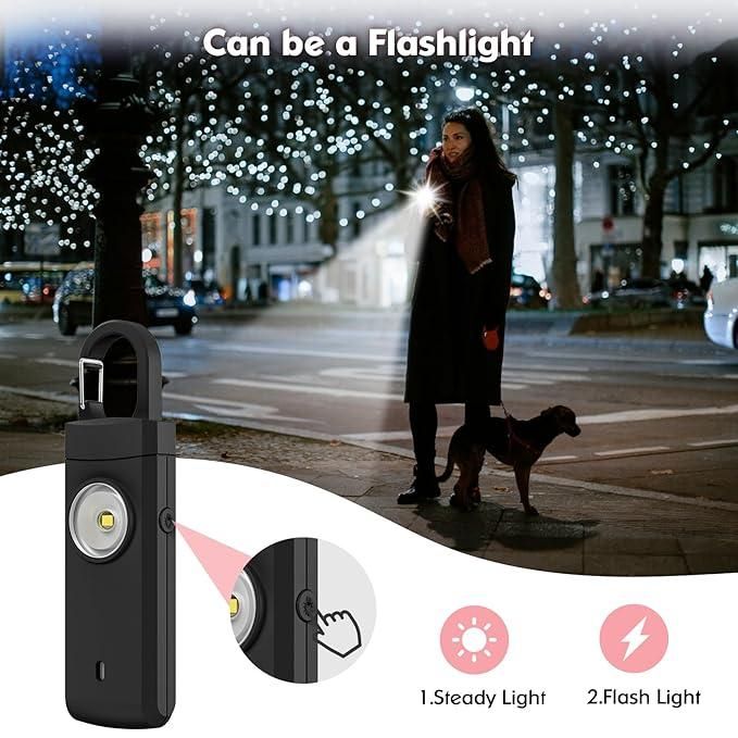 ANKOSHUN Rechargeable Personal Alarm for Women