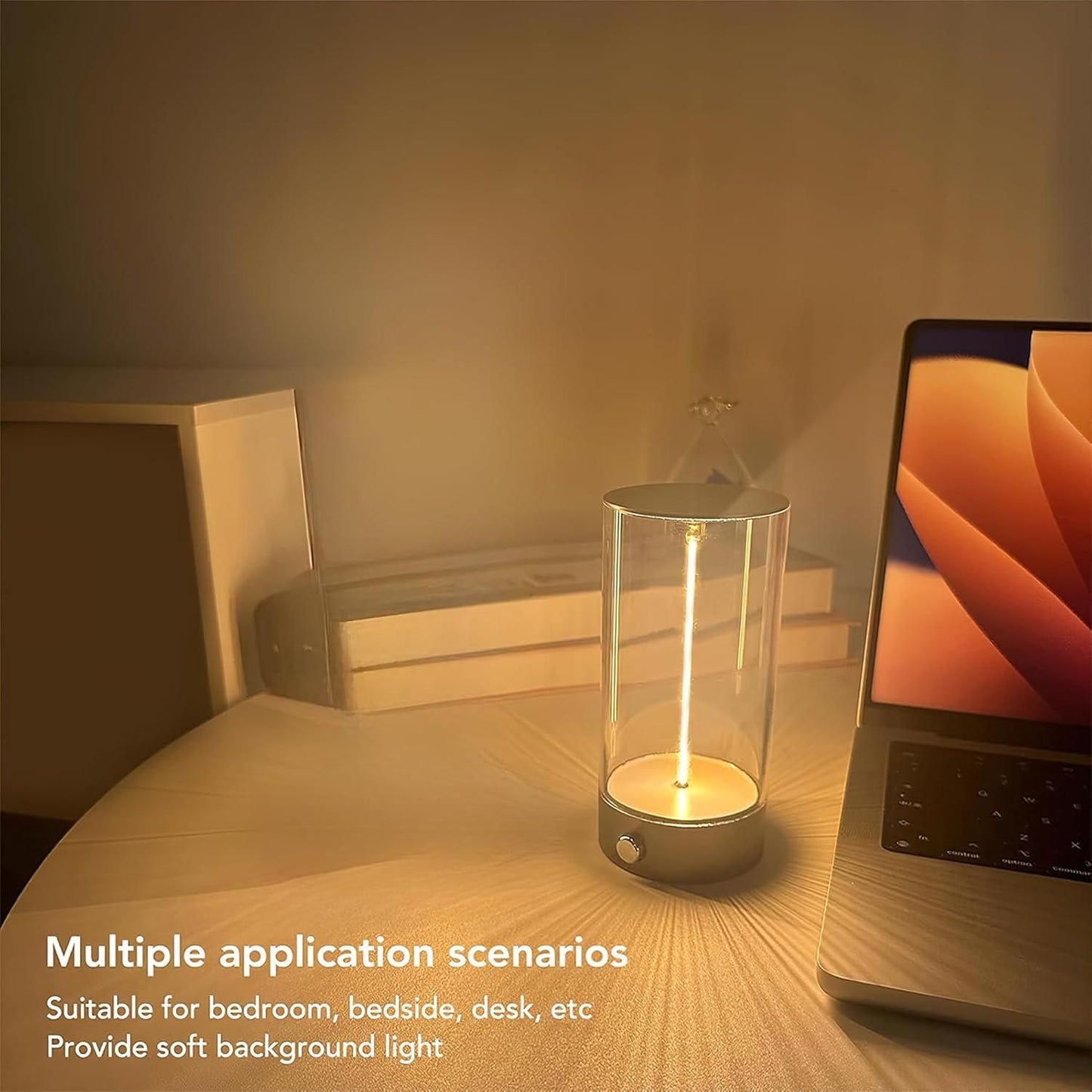 FilaGlow: Futuristic LED Magnetic Filament Lamp with USB-C Rechargeable Design