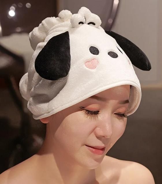 Pochacco Anime Kawaii Sanrio Coral Velvet Bath Towel Skirt
