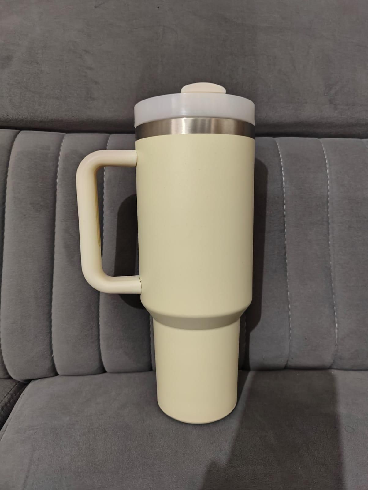40oz Tumbler w/ Handle, Vacuum Insulated, Stainless Steel Water Cup