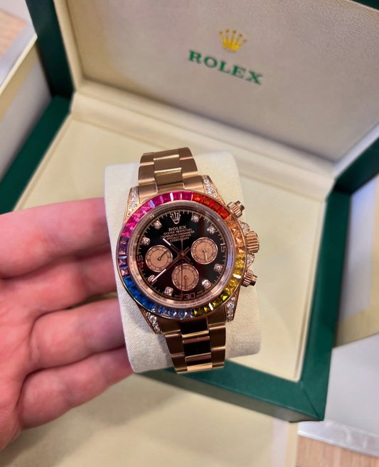 Rolex Rainbow Daytona Watch
