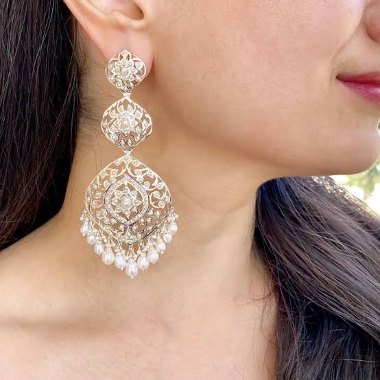 Bold earrings