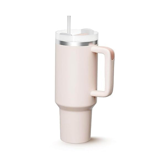 40oz Tumbler w/ Handle, Vacuum Insulated, Stainless Steel Water Cup