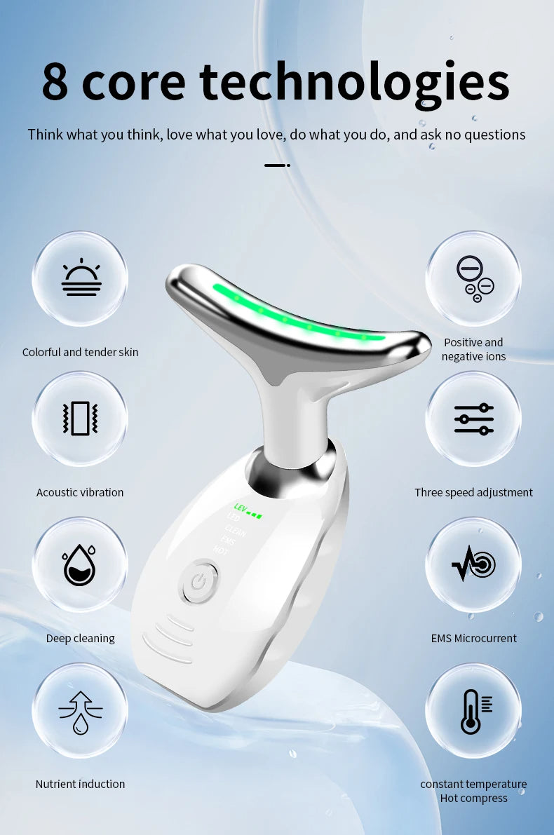 Neck & Face Beauty Massager – Skin Tightening & Lifting Tool