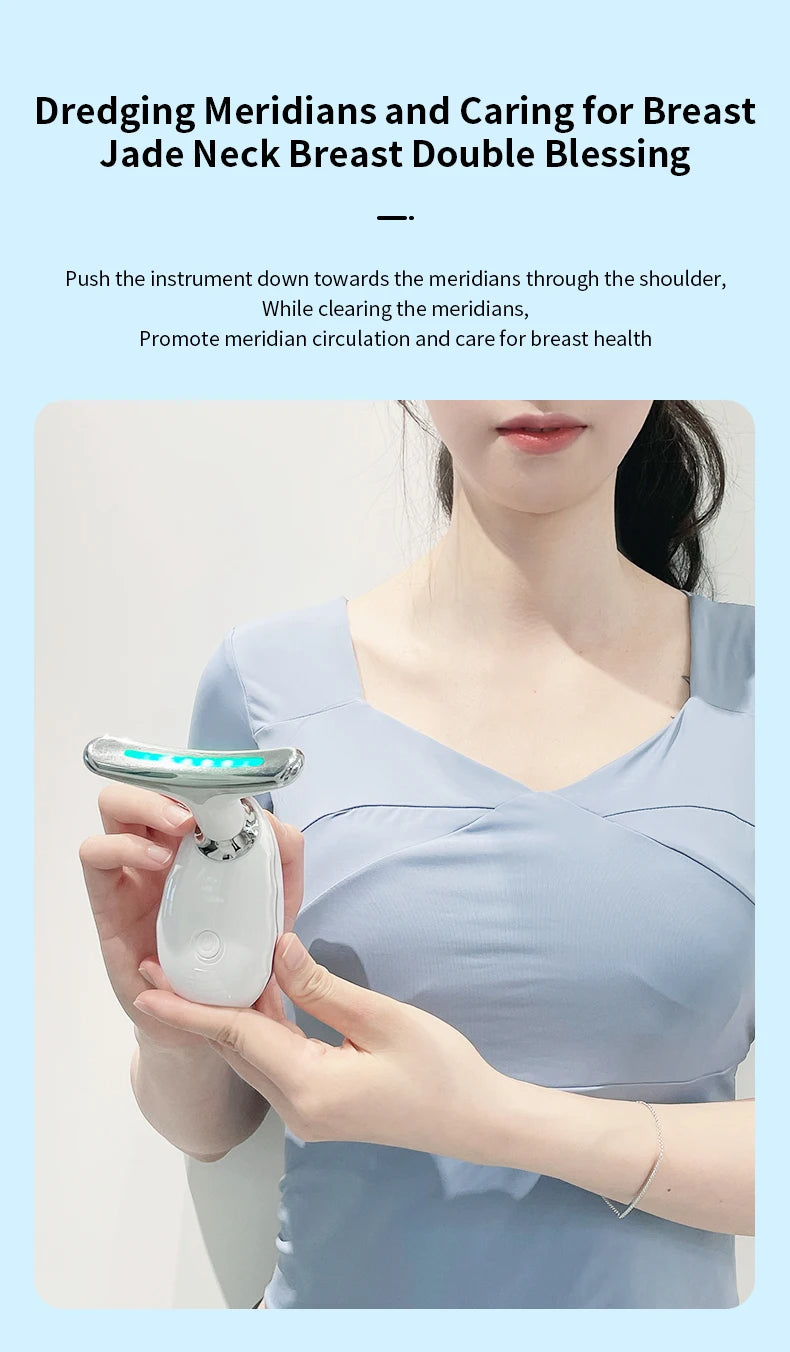 Neck & Face Beauty Massager – Skin Tightening & Lifting Tool