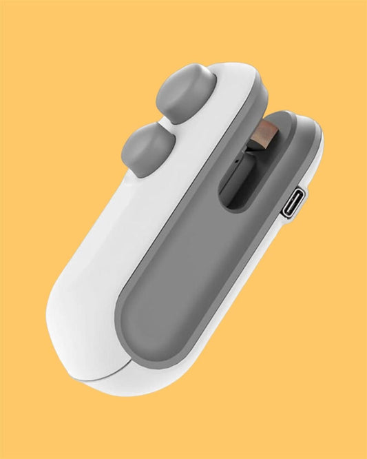 Portable Mini Sealing Machine 2 in 1 USB Rechargeable Magnetic