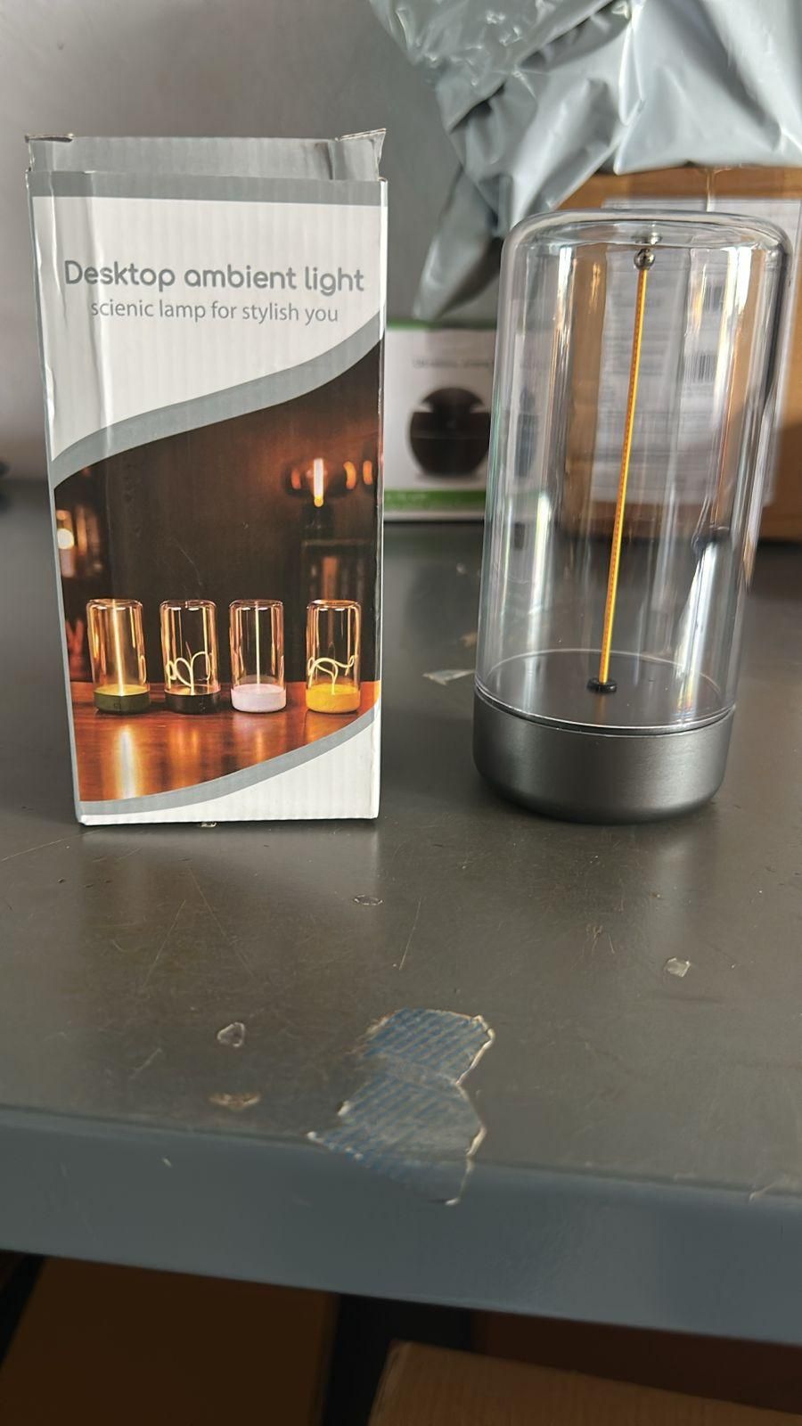 FilaGlow: Futuristic LED Magnetic Filament Lamp with USB-C Rechargeable Design