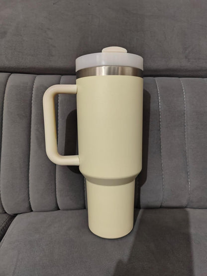 40oz Tumbler w/ Handle, Vacuum Insulated, Stainless Steel Water Cup