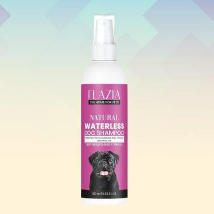Flazia  Dog Natural Waterless Shampoo 100 ml (Pack of 1)