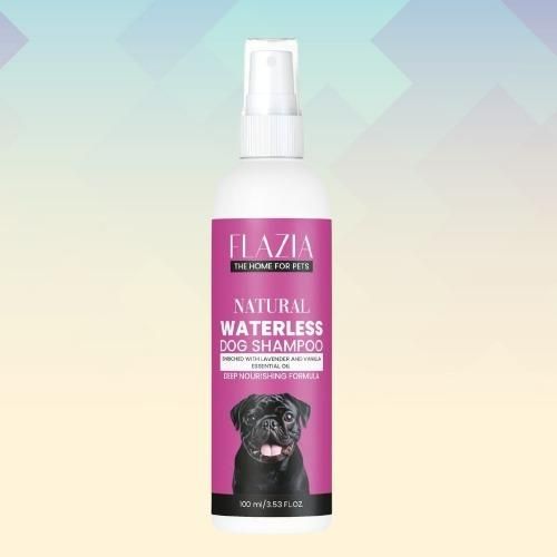 Flazia Pets Natural Waterless Dog Shampoo 100 ml (Pack of 1)