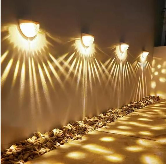 Outdoor Solar Gutter Lights