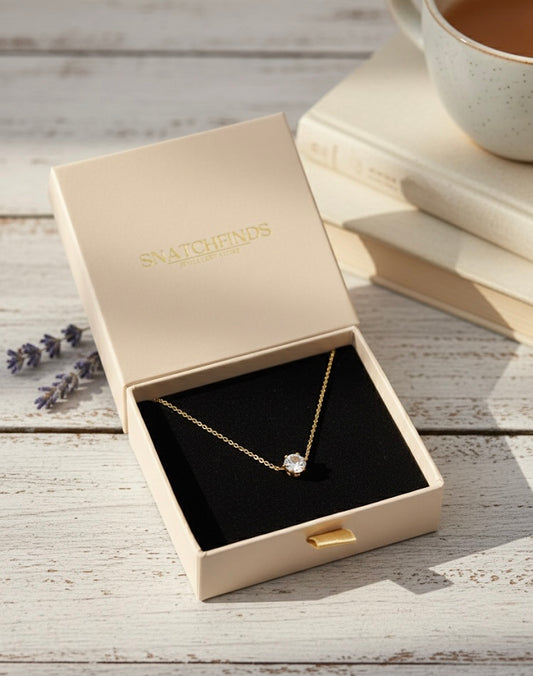 Solitaire Pendant Necklace