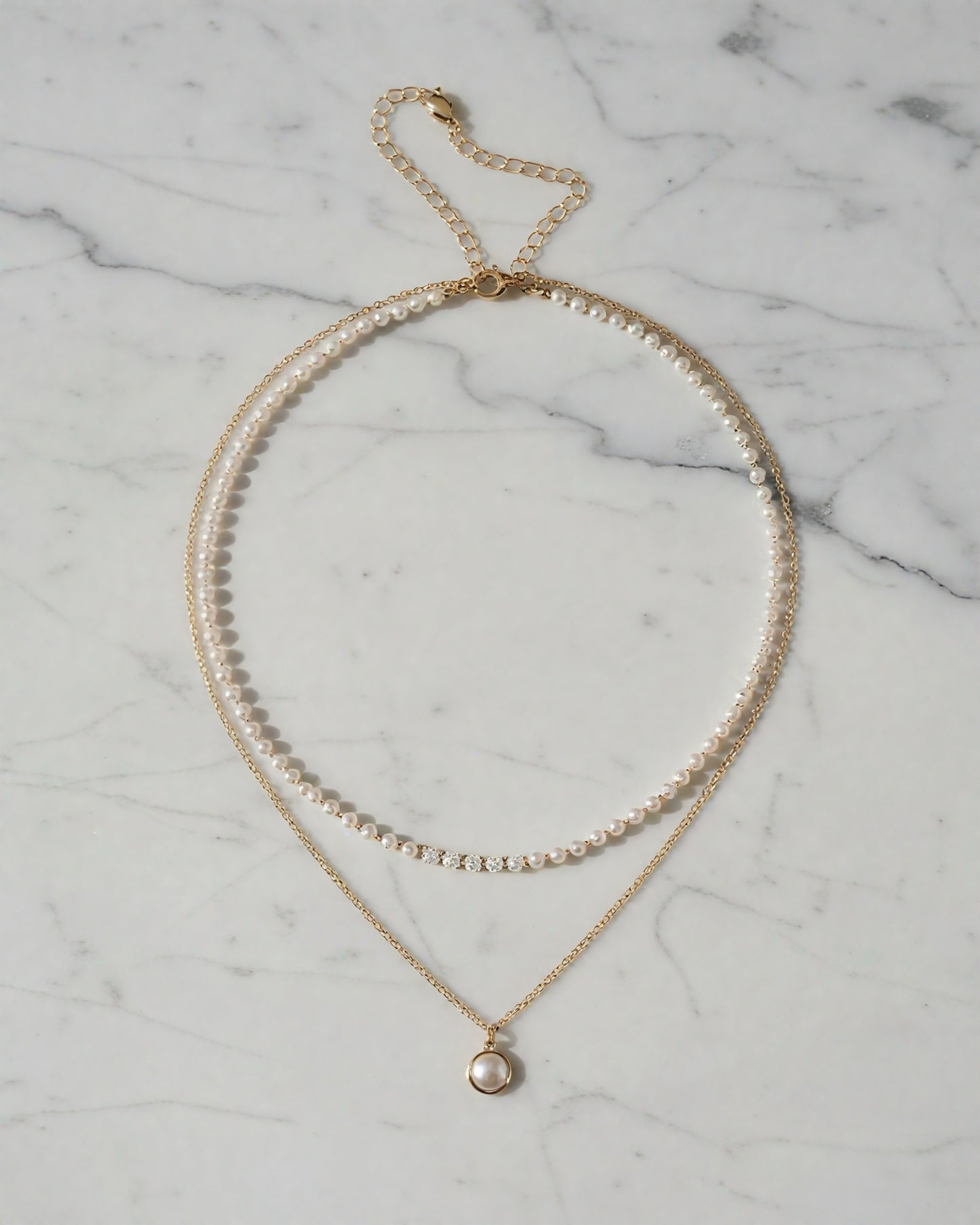 Eternal Pearl Glow Necklace 🤍