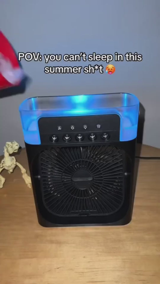 Multifunction Water Spray Mist Air Cooler fan