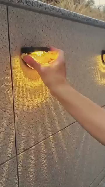 Outdoor Solar Gutter Lights